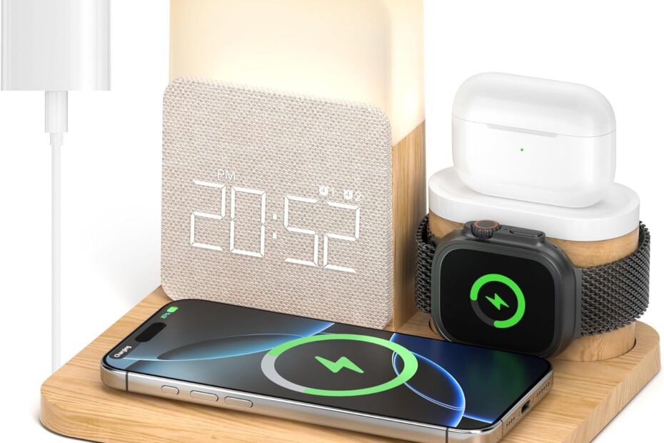 Revamp Your Nightstand: The Ultimate 7-in-1 Alarm Clock Charging Station Review