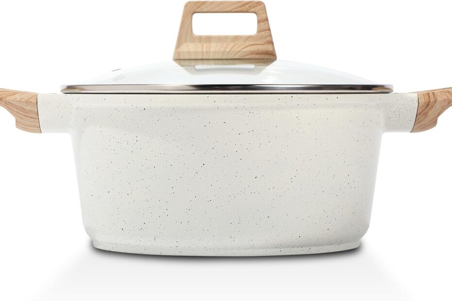 Reviewing the ESLITE LIFE 3 Quart Nonstick Stock Pot: Perfect for Soups and Pastas!