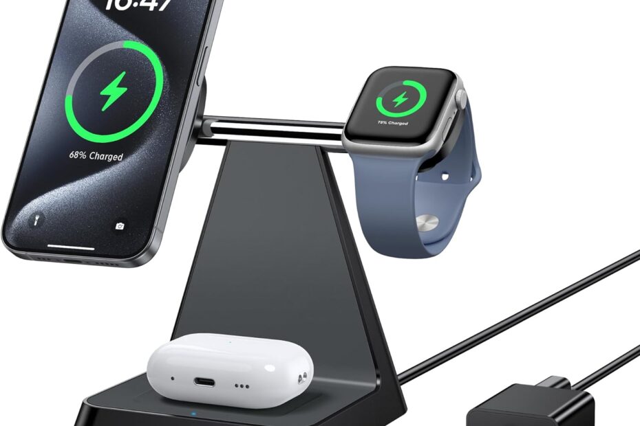Revitalize Your Charging Routine: Woruda 3 in 1 Magnetic Wireless Charger