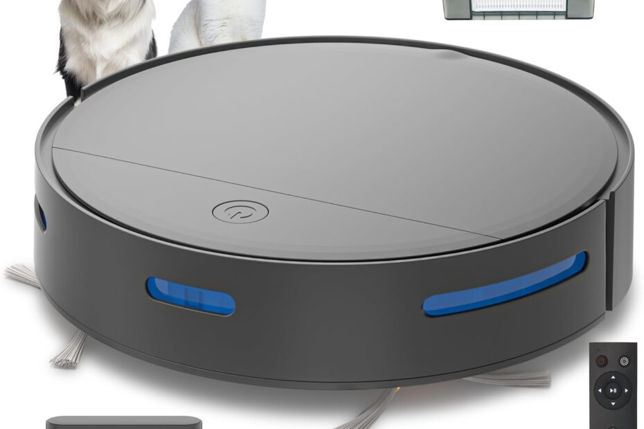 Revolutionize Your Cleaning: The Power-Packed Robot Vacuum Cleaner for Pet Hair and More!