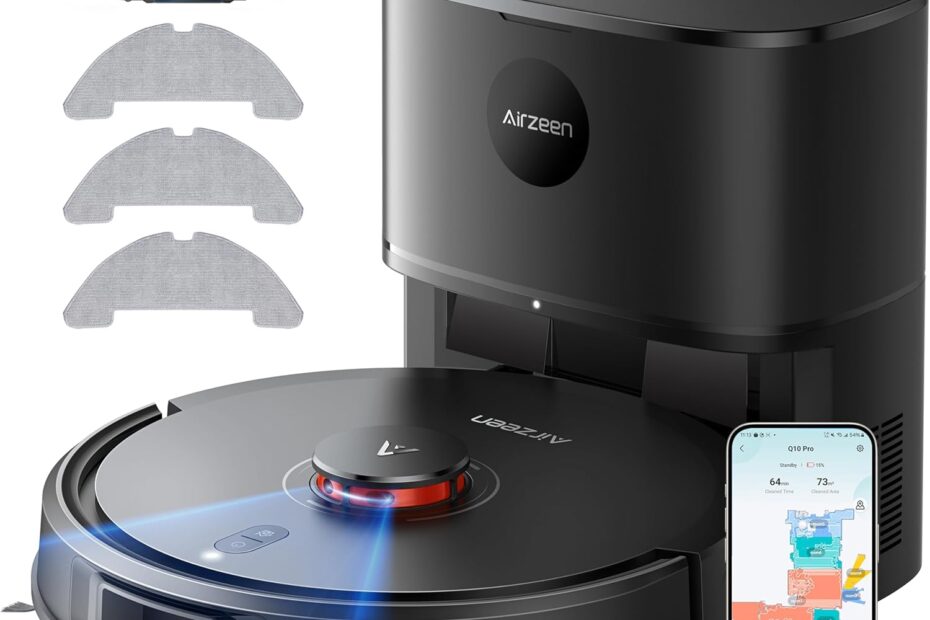 Revolutionize Your Cleaning: The Q10 Pro Self-Emptying Robot Vacuum & Mop Review