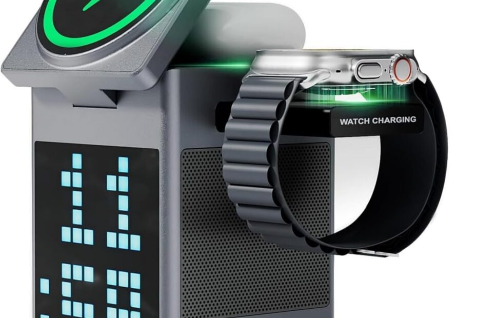 Revolutionize Your Routine: The Ultimate 6-in-1 Bluetooth Speaker and Wireless Charger Review!