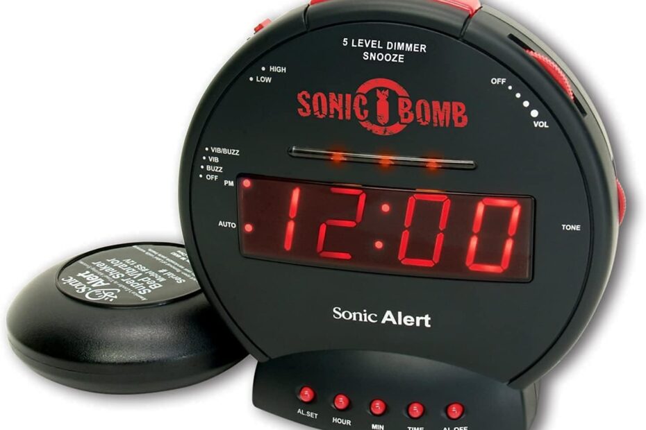Rise and Shine: The Sonic Bomb Alarm Clock Review for Heavy Sleepers