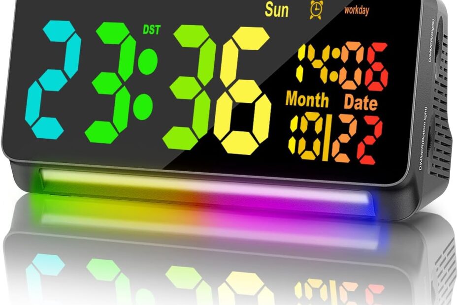 Rise and Shine: The Ultimate 120dB Alarm Clock for Heavy Sleepers!