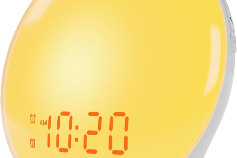 Rise and Shine: The Ultimate Sunrise Alarm Clock for Kids & Heavy Sleepers!