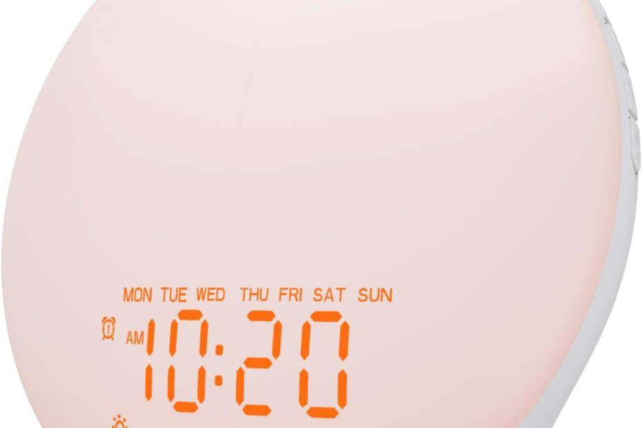 Rise & Shine: The Ultimate Sunrise Alarm Clock with Relaxing Sounds and Night Lights