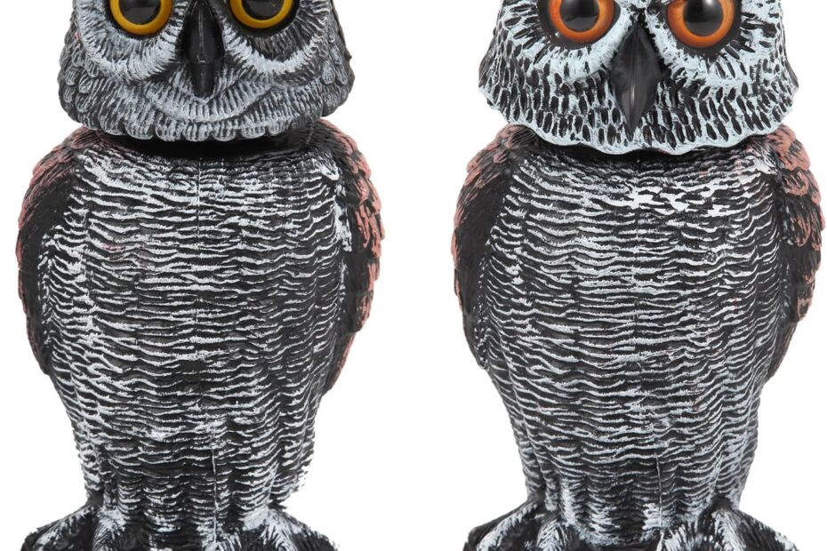 Scare Away Birds Naturally: Our Review of Hedoc's 2 Pack Fake Owl Decoys