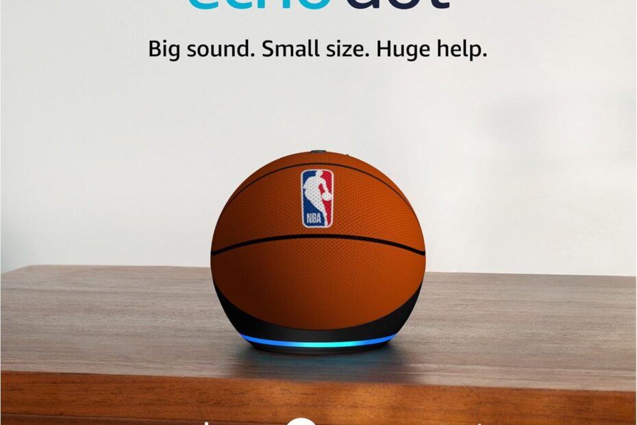 Score Big with the NBA Limited-Edition Echo Dot: Your Ultimate Smart Assistant!
