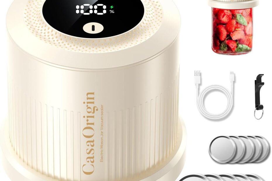 Seal in Freshness: The Ultimate Electric Mason Jar Vacuum Sealer Kit Review!