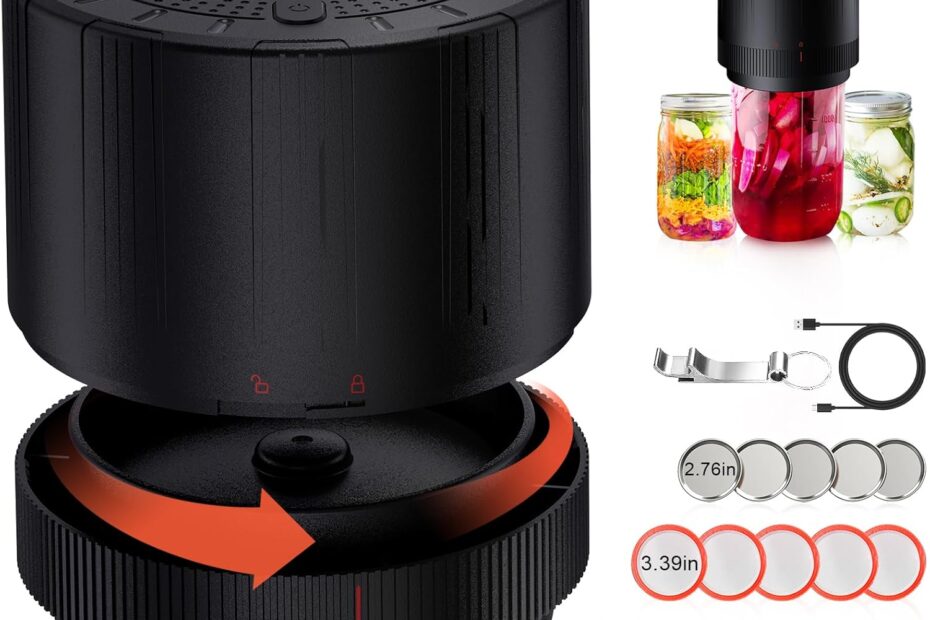 Seal the Freshness: Review of the Electric Mason Jar Vacuum Sealer Kit
