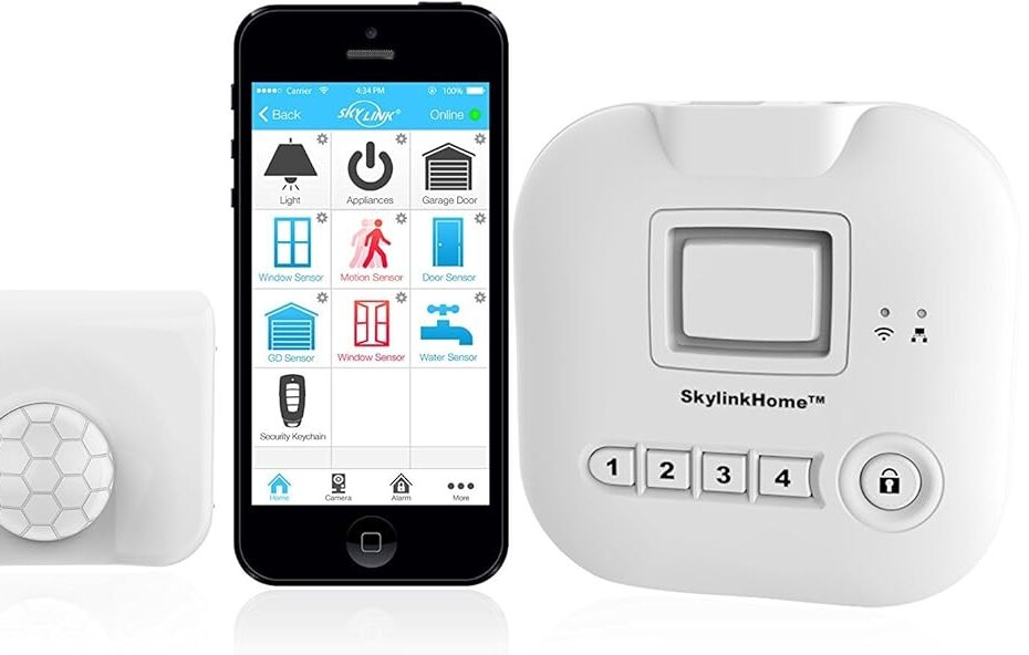 SK-200 SkylinkNet: The Ultimate No-Fee Smart Alarm System for Home Security!