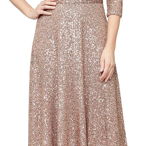 Sparkle and Elegance: A Review of the Alex Evenings A-line Sequin Party Dress