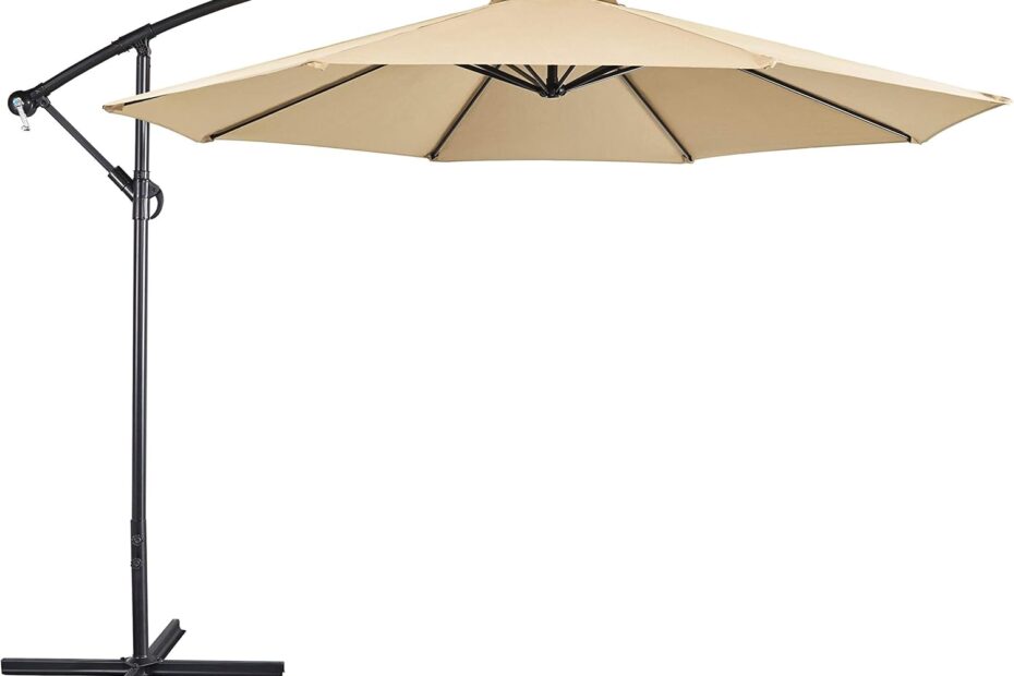 Stay Cool in Style: Yaheetech 10FT Patio Offset Umbrella Review