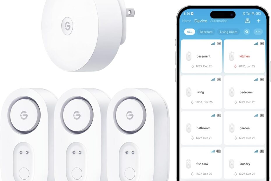 Stay Safe with GoveeLife: The Ultimate Smart Water Leak Detector Review