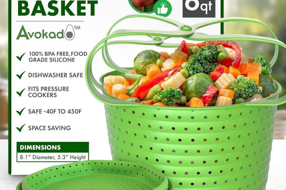 Steam to Perfection: The Avokado Silicone Steamer Basket Review
