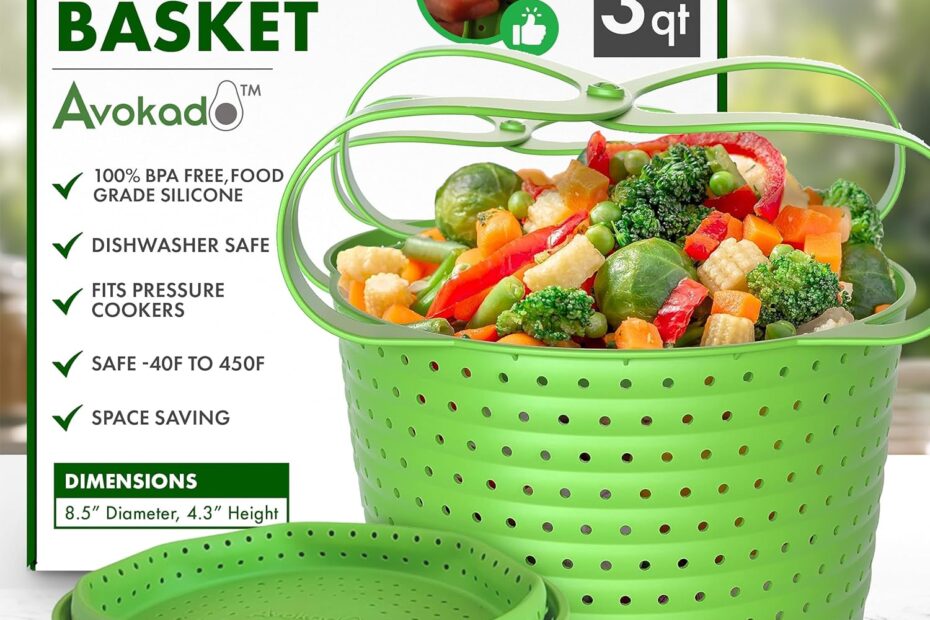 Steam Your Greens: The Avokado Silicone Steamer Basket Review