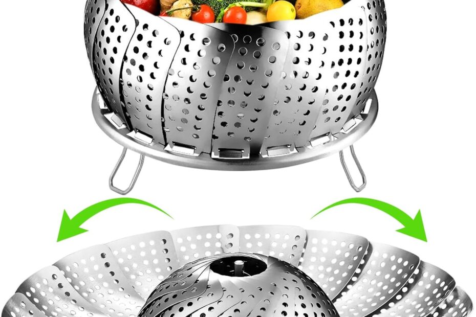 Steam Your Way to Health: The Ultimate Stainless Steel Vegetable Steamer Basket Review!