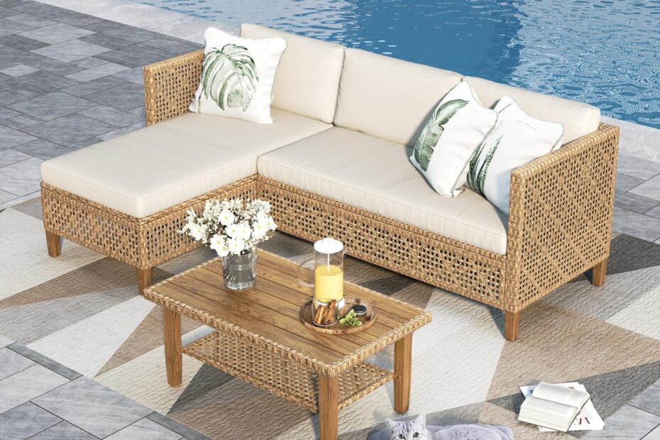 Stylish Comfort: Review of the Sophia and William Boho Wicker Patio Furniture Set