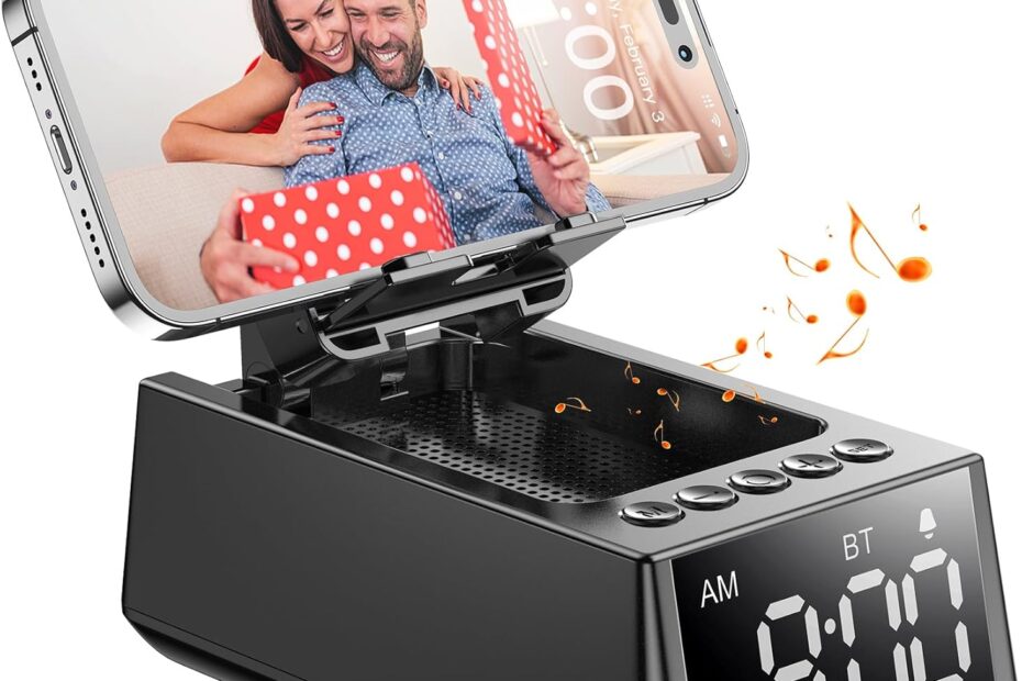 The Perfect Gift: Bluetooth Cell Phone Stand & Speaker for Any Occasion!