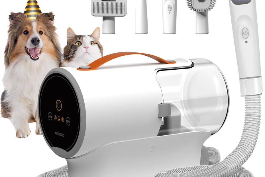 The Ultimate AIRROBO Dog Grooming Vacuum: Say Goodbye to Shedding!