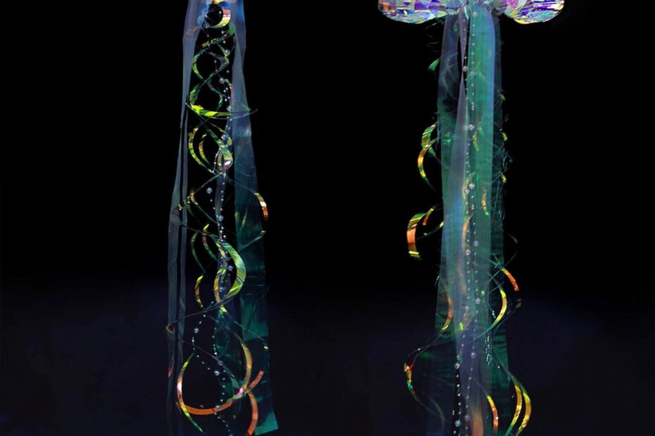 Transform Your Celebration with Cheerland Iridescent Jellyfish Decor: Perfect for Under the Sea Themes!