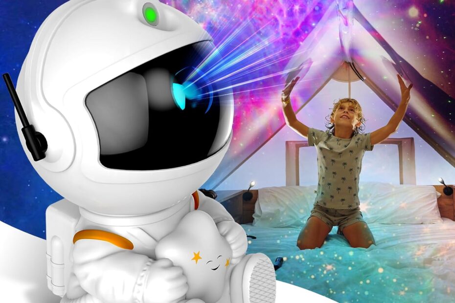 Transform Your Child's Room with the Astronaut Galaxy Projector: A Must-Have Night Light!