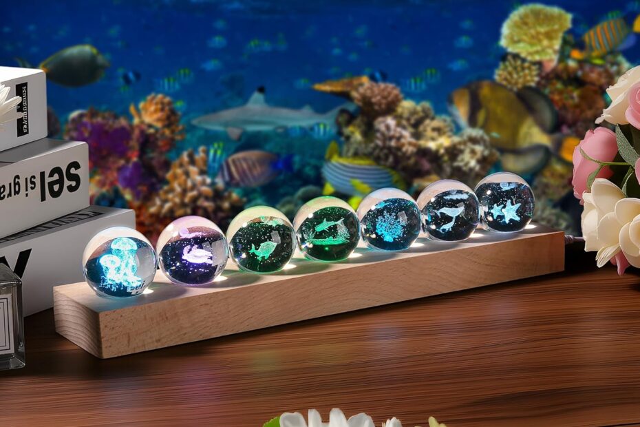 Transform Your Child's Room with the Enchanting 3D Laser Crystal Ocean Night Light