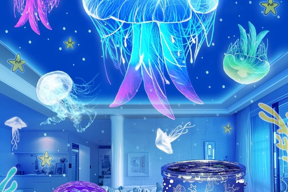 Transform Your Child's Room with the Ocean Wave Projector Night Light!