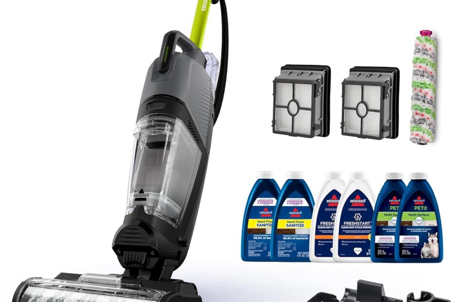 Transform Your Cleaning Routine with the BISSELL® CrossWave® HydroSteam™ Deluxe!