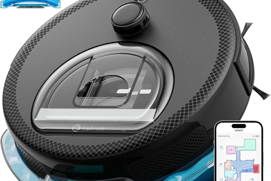 Transform Your Cleaning Routine with the Lefant LiDAR Robot Vacuum & Mop!