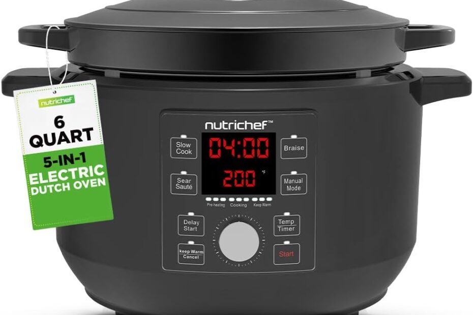 Transform Your Cooking: Nutrichef 6 Quart Electric Dutch Oven Reviewed!