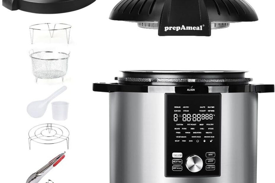 Transform Your Cooking: Review of the 8Qt Electric Pressure Cooker & Air Fryer Combo