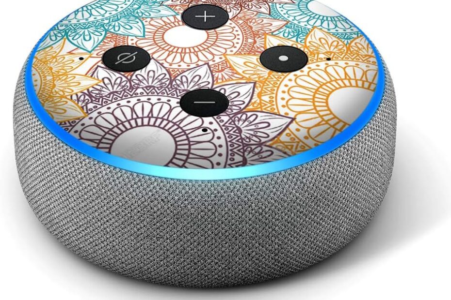 Transform Your Echo Dot: The Ultimate Bohemian Vinyl Decal Skin Review!
