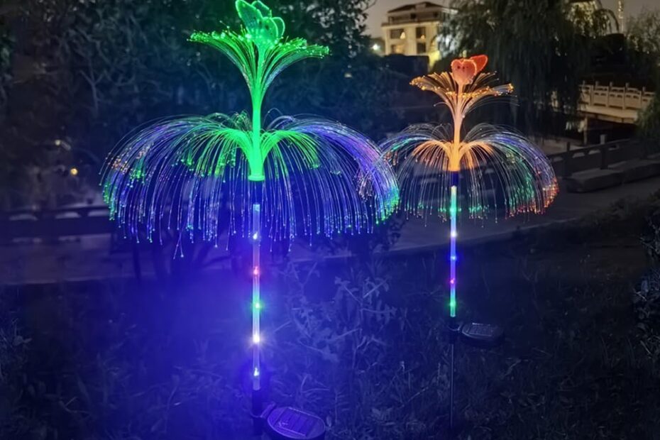 Transform Your Garden: Review of LED Solar Jellyfish Butterfly Lights!
