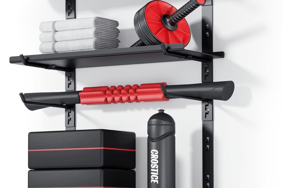 Transform Your Home Gym: The Ultimate Adjustable Storage Shelf for All Your Gear!