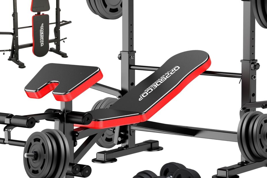 Transform Your Home Workouts: Unveiling the OPPSDECOR 6-in-1 Weight Bench Set