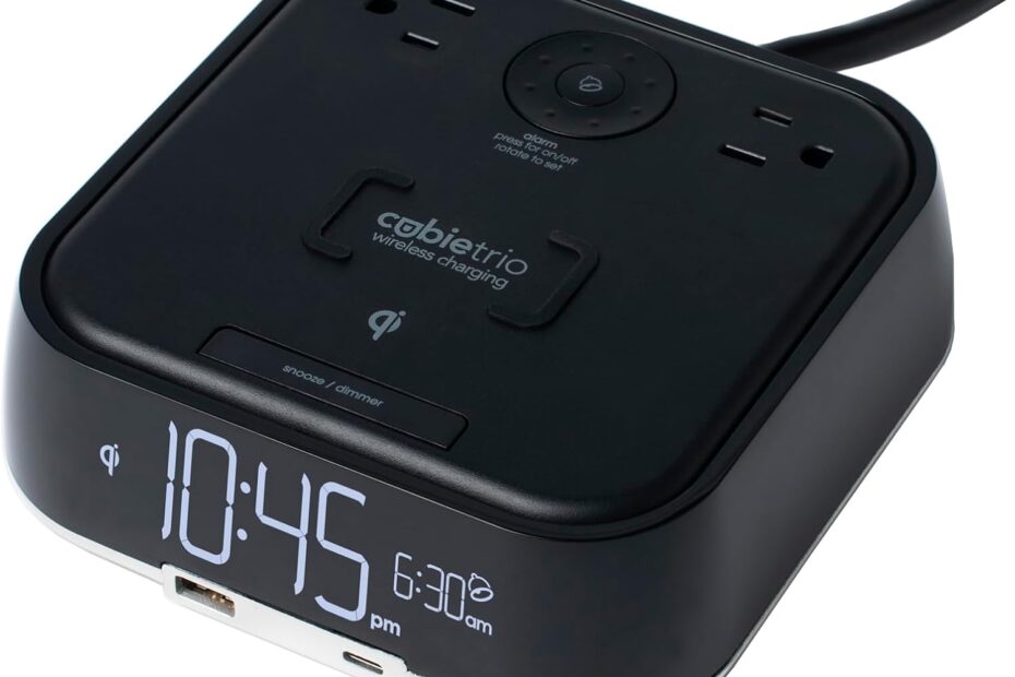 Transform Your Mornings: Review of the CubieTrio Wireless Charging Alarm Clock