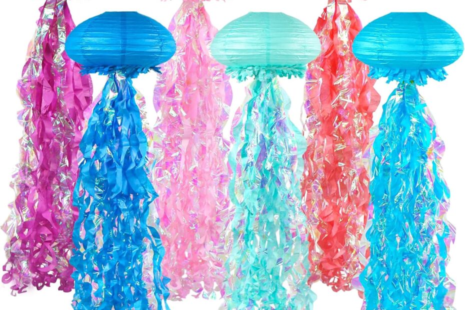Transform Your Ocean Themed Party with Jellyfish Paper Lanterns – A Review of This 6 Pack!