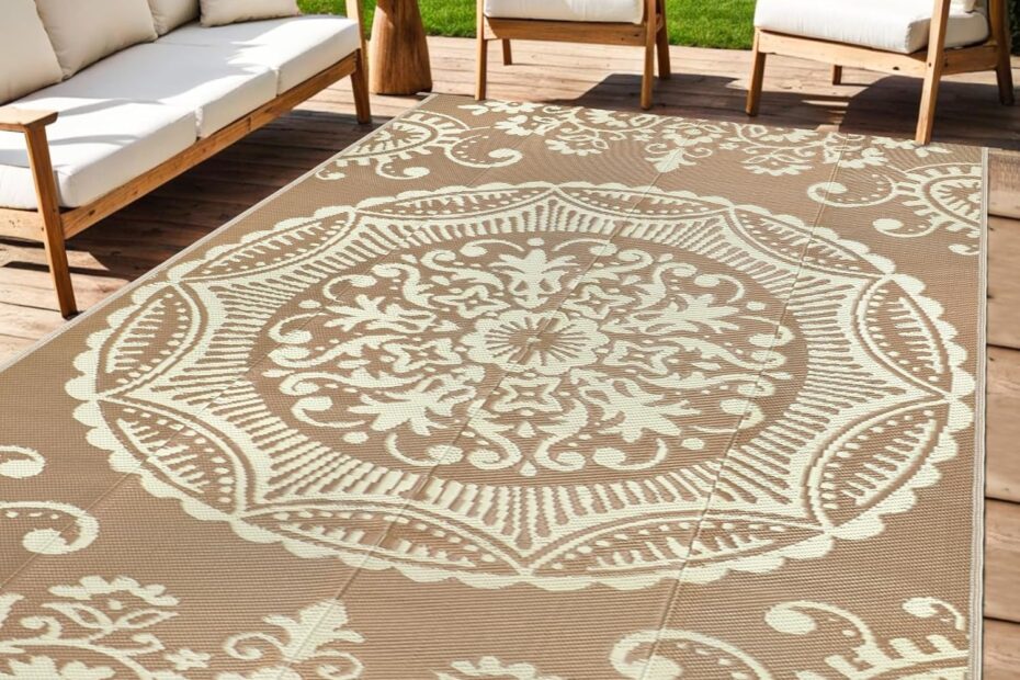 Transform Your Outdoor Space: Capslpad 5x8 Waterproof Boho Floral Rug Review