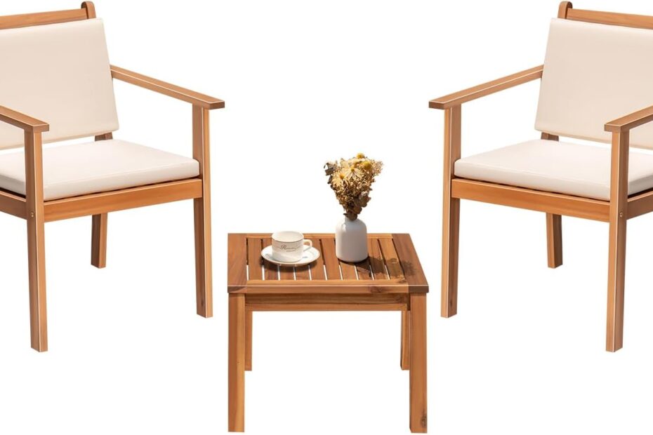 Transform Your Outdoor Space: Greesum 3-Piece Bistro Sofa Set Review
