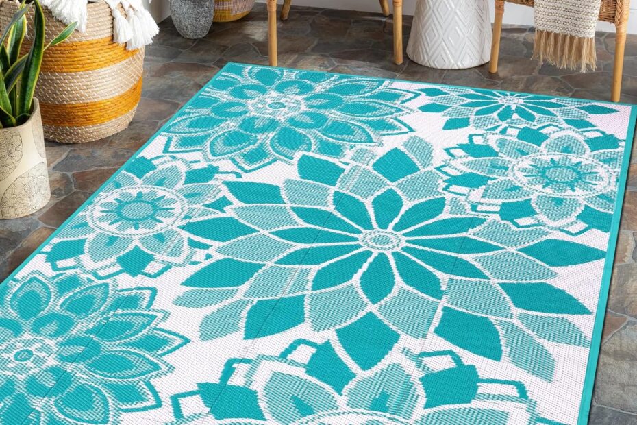 Transform Your Outdoor Space: LOKHOM's Versatile 5' x 8' Reversible Rug Review