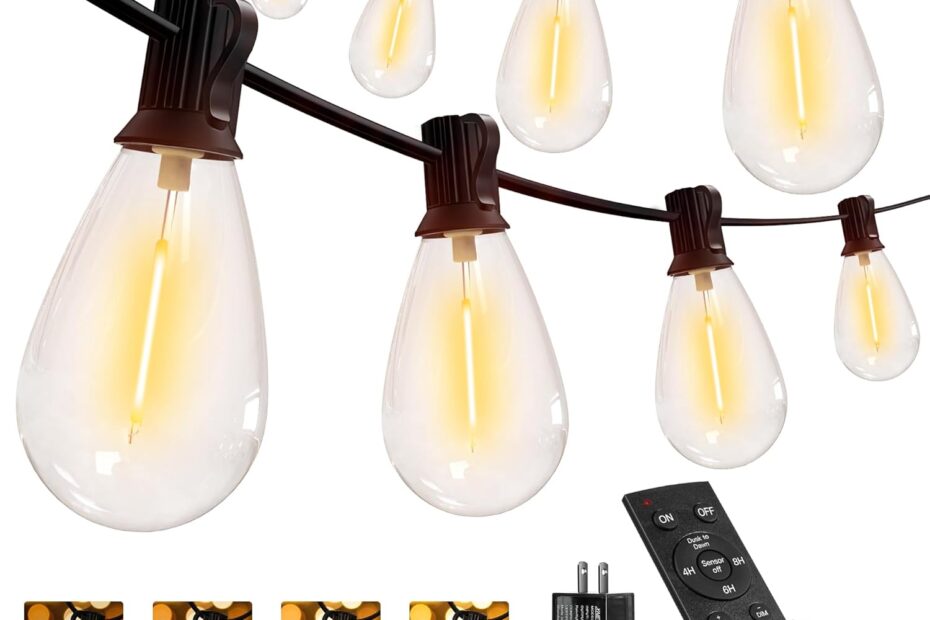 Transform Your Outdoor Space: Ollny S11 100FT String Lights Review