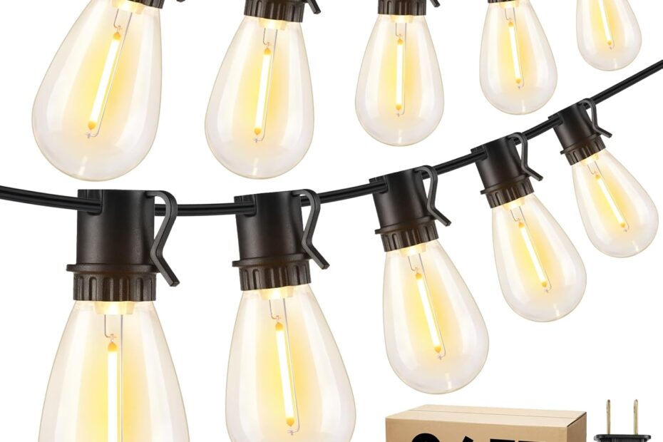 Transform Your Outdoor Space: Review of 96FT Waterproof LED String Lights