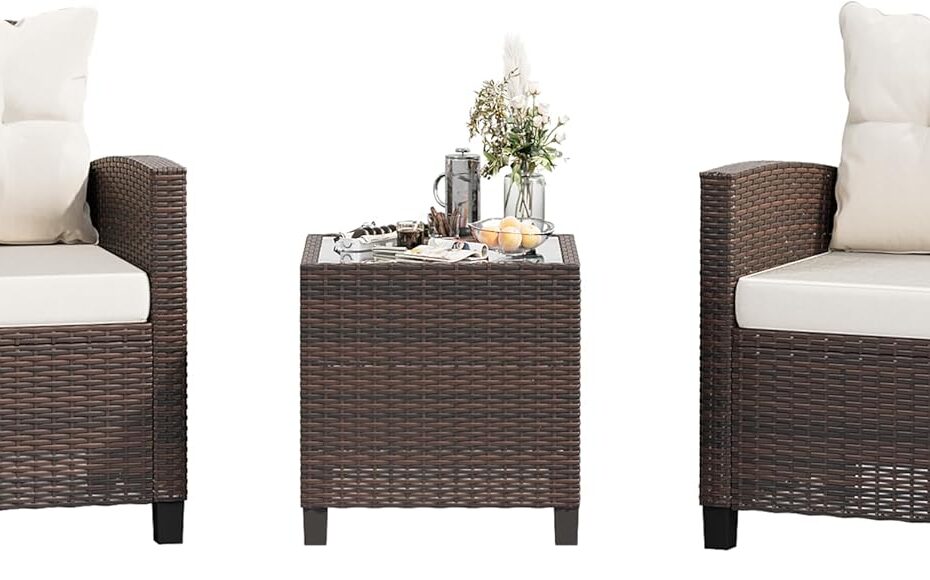 Transform Your Outdoor Space: Shintenchi 3-Piece Patio Furniture Set Review