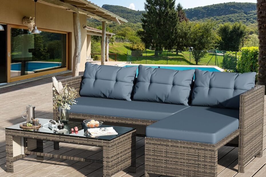 Transform Your Outdoor Space: Shintenchi 3-Piece Wicker Patio Furniture Review