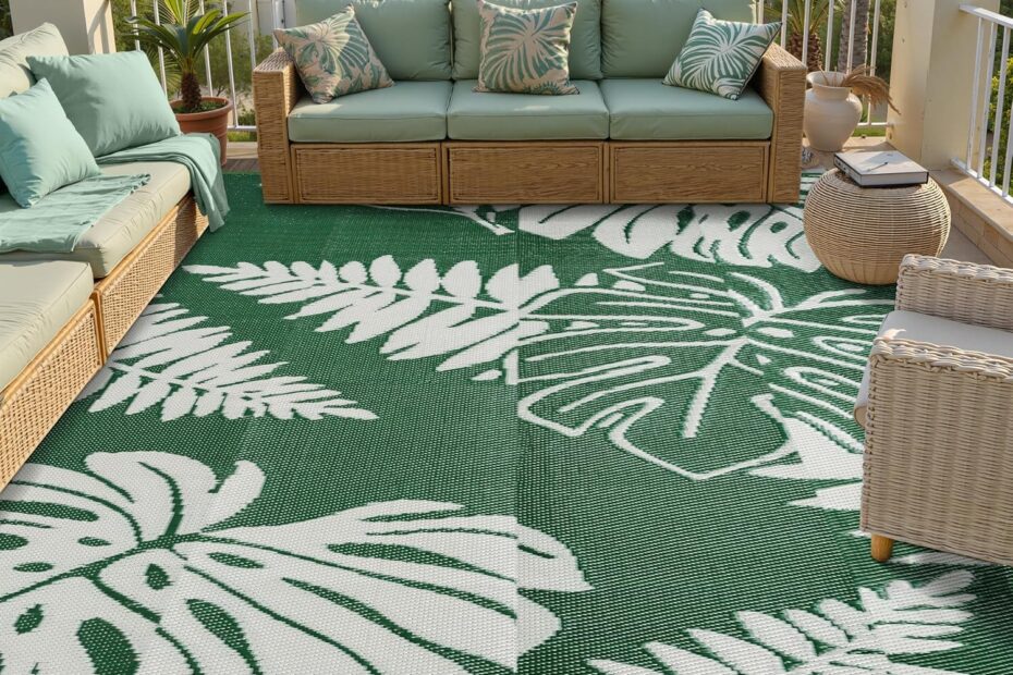 Transform Your Outdoor Space: The Ultimate Waterproof 6x9 Plastic Straw Rug Review