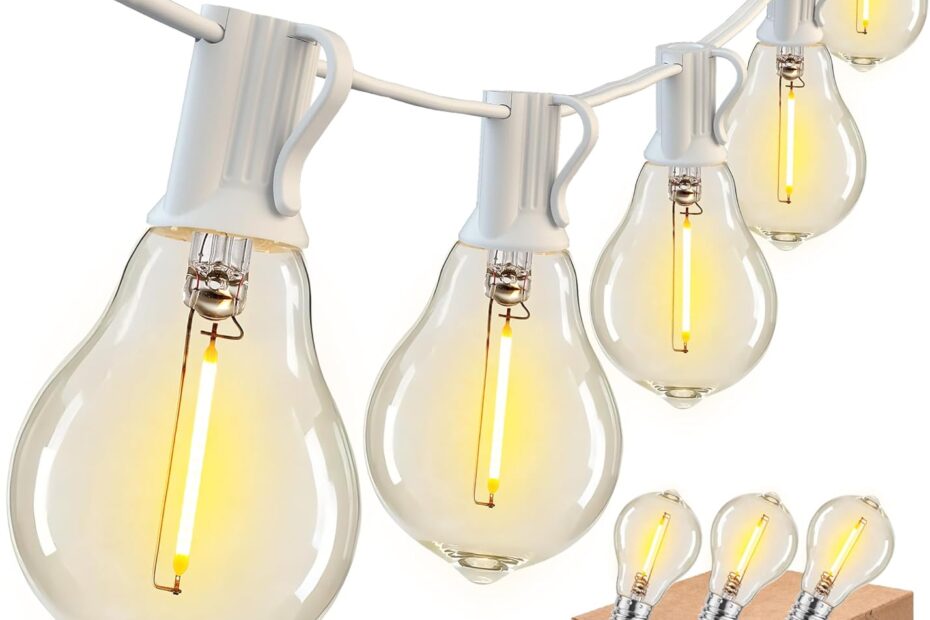 Transform Your Outdoor Space with DAMAING 75FT Waterproof String Lights: A Review