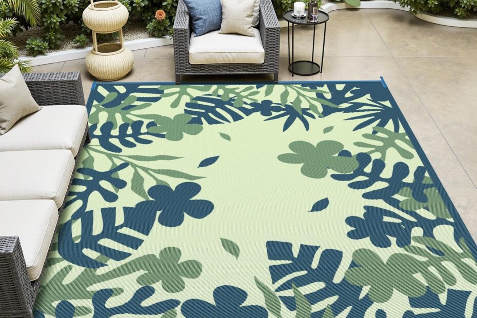 Transform Your Outdoor Space with MontVoo's Versatile Waterproof Rug!