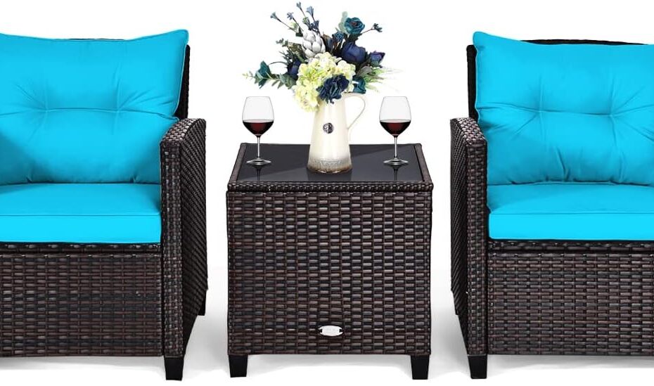Transform Your Outdoor Space with the AUGESTER 3 PCS Patio Furniture Set: A Review of Comfort and Style