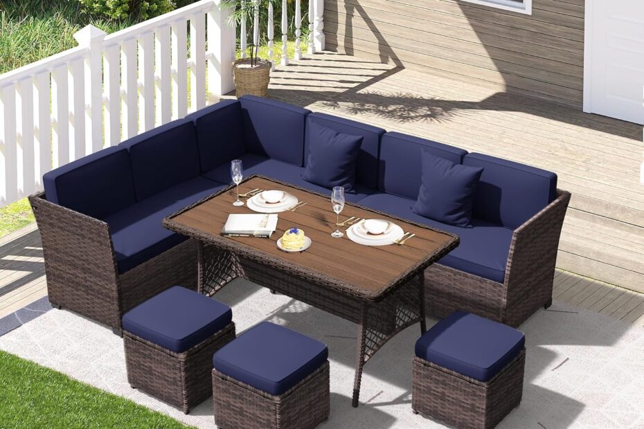 Transform Your Outdoors: 7-Piece All-Weather Patio Dining Set Review